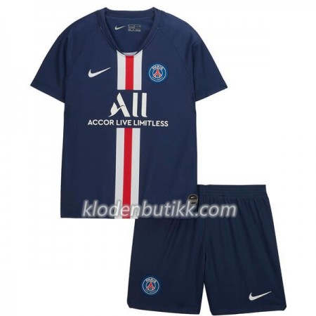 Paris Saint-Germain Barn Hjemmedraktsett 2019-2020 Kortermet (+ Korte bukser)